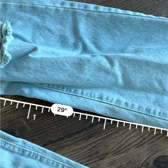 Edikted button fly wide leg jeans - Picture 5 of 7